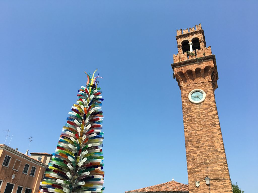 Árbol de vidrio en Murano